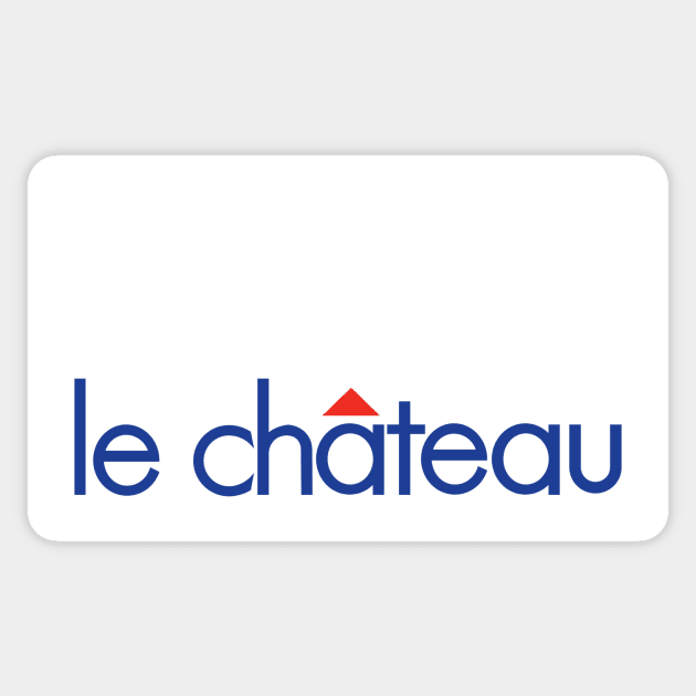 le chateau Sticker by DCMiller01